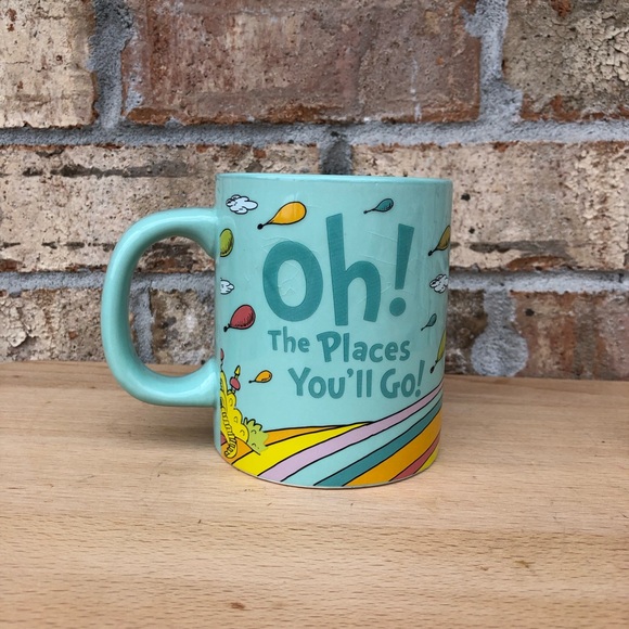 Dr Seuss Oh The Places You'll Go Ceramic Coffee Te Mug 16oz - Picture 4 of 11